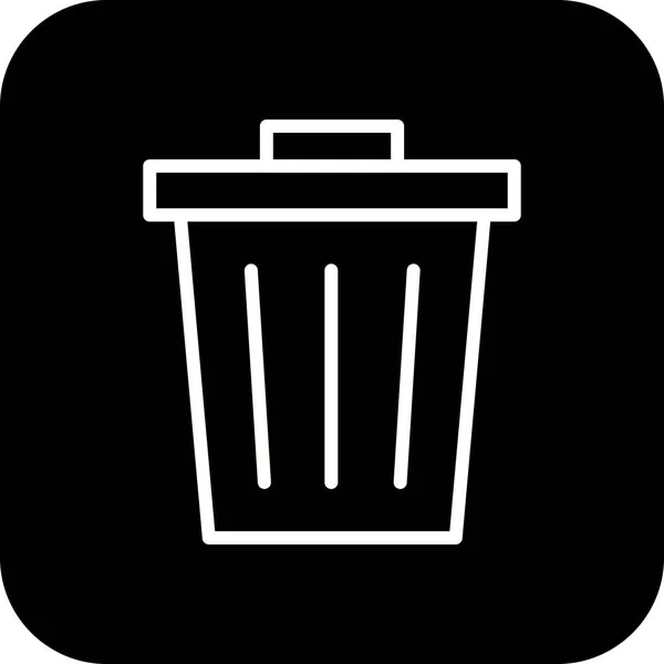 Icono de residuos de ilustración — Foto de Stock