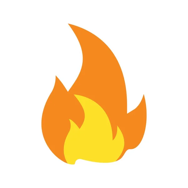 Ilustrace – ikona ohně — Stock fotografie