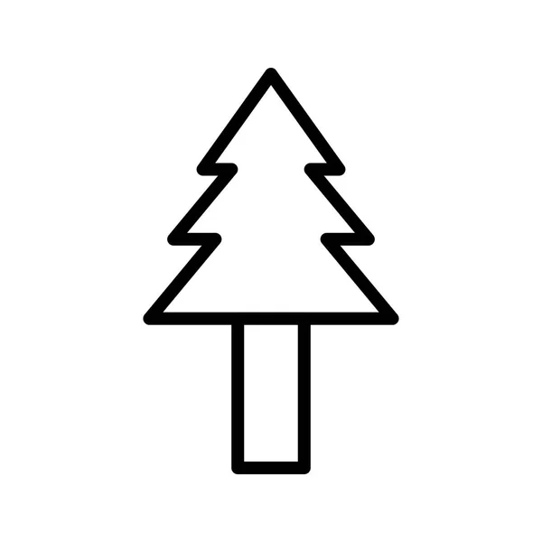 Ilustracja Drzewo sosny ikona — Zdjęcie stockowe