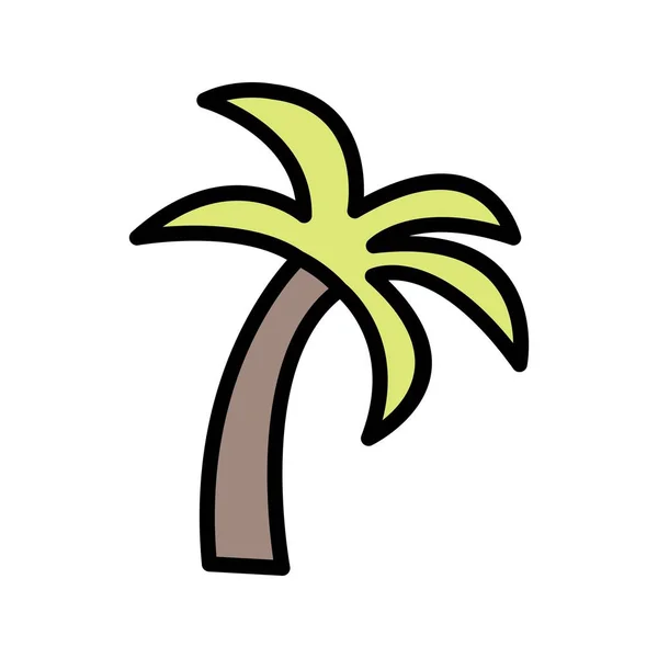 Illustration Palm Tree  Icon — Stock Photo, Image