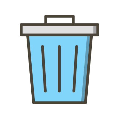 İllüstrasyon atık simgesi