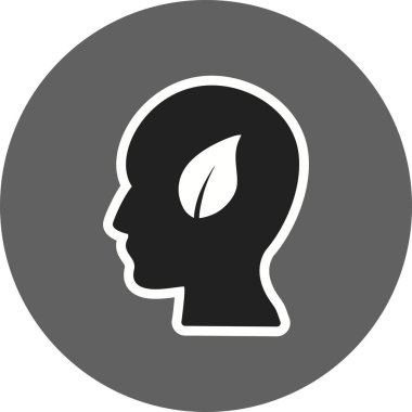 İllüstrasyon Eko zihin simgesi