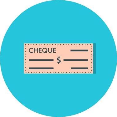 Illustration çek simgesi