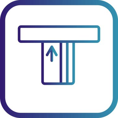İllüstrasyon ATM simgesi