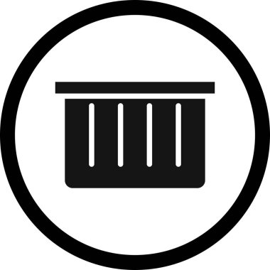 İllüstrasyon sepeti simgesi