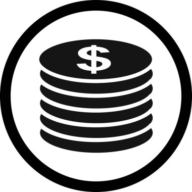 İllüstrasyon Sikkeler Simgesi