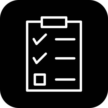 Çizim kontrol listesi simgesi