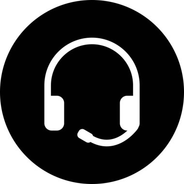 İllüstrasyon Kulaklık Simgesi