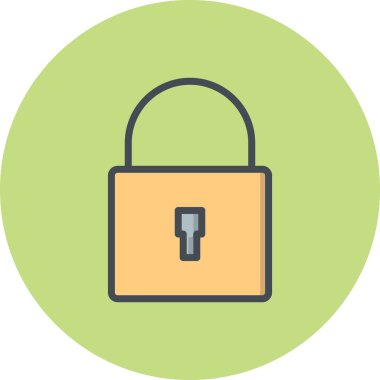 İllüstrasyon güvenlik simgesi