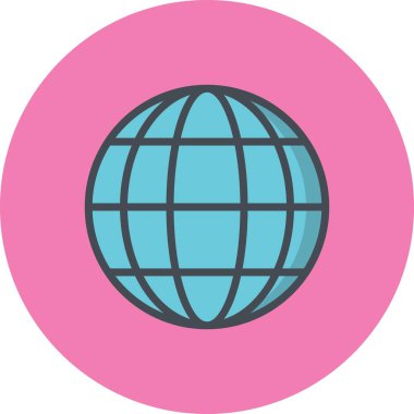 İllüstrasyon Küre Simgesi