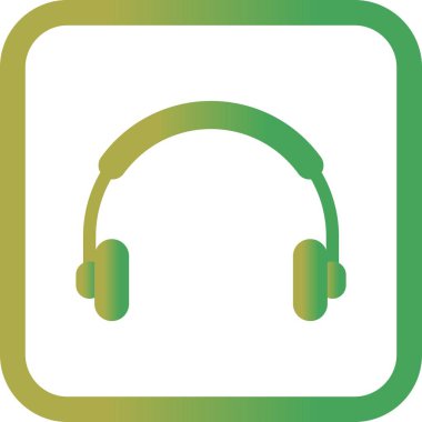 İllüstrasyon Kulaklık Simgesi