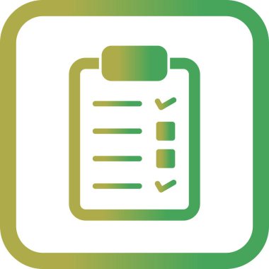 Çizim kontrol listesi simgesi