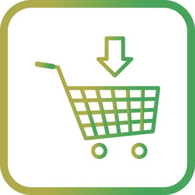 Çizim sepeti vector simgesine Ekle