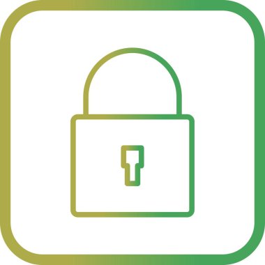 İllüstrasyon güvenlik simgesi