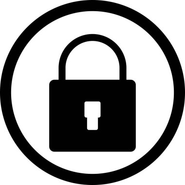 İllüstrasyon güvenlik simgesi