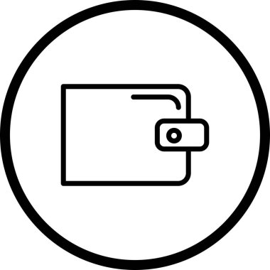 İllüstrasyon Cüzdan Simgesi