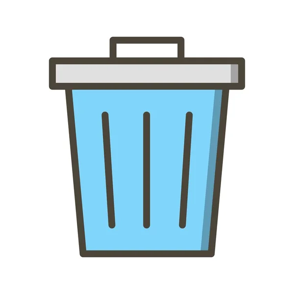 Ikona ilustracji odpadu — Zdjęcie stockowe