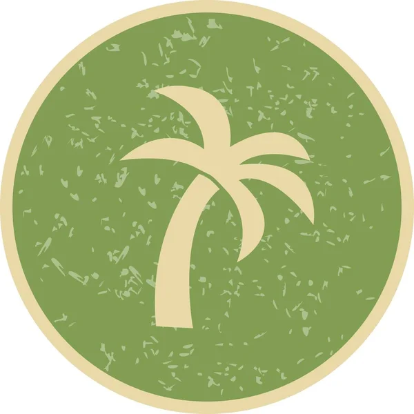 Illustration Palm Tree icon — Stockfoto