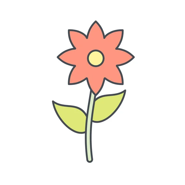 Illustration Flower Icon — Stock Photo, Image