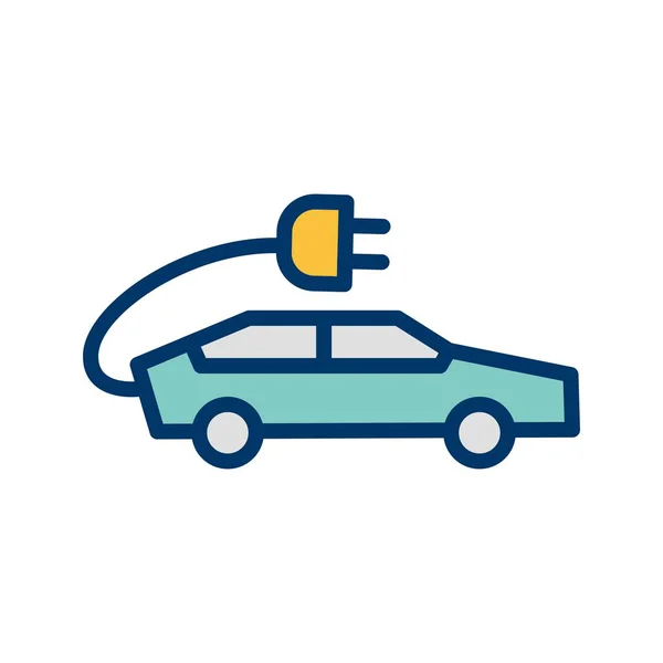 Illustration Electric Car  Icon