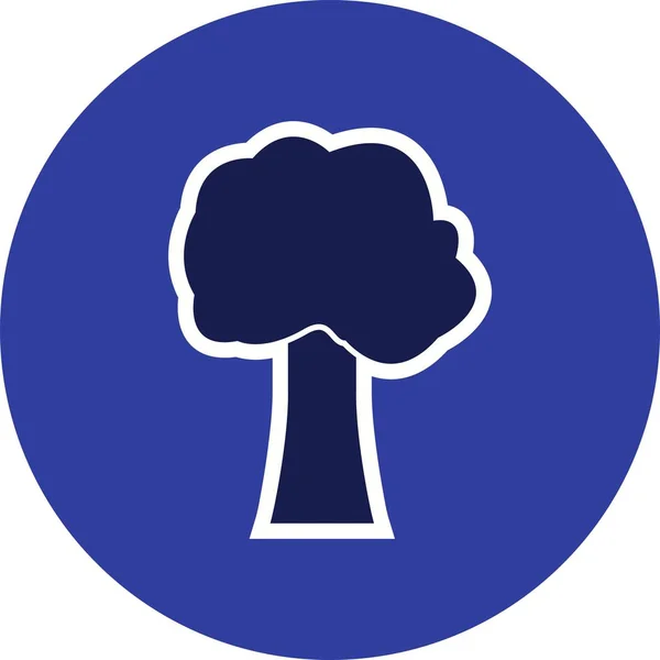 Ikona drzewa ilustracji — Zdjęcie stockowe