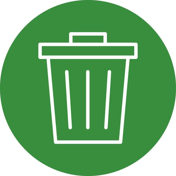 Иллюстрационная икона отходов — стоковое фото
