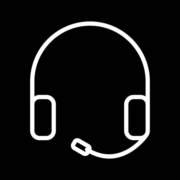 Illustration  Headphones Icon — Stock Photo, Image