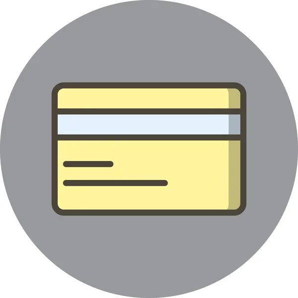 Ikona ilustrace kreditních karet — Stock fotografie