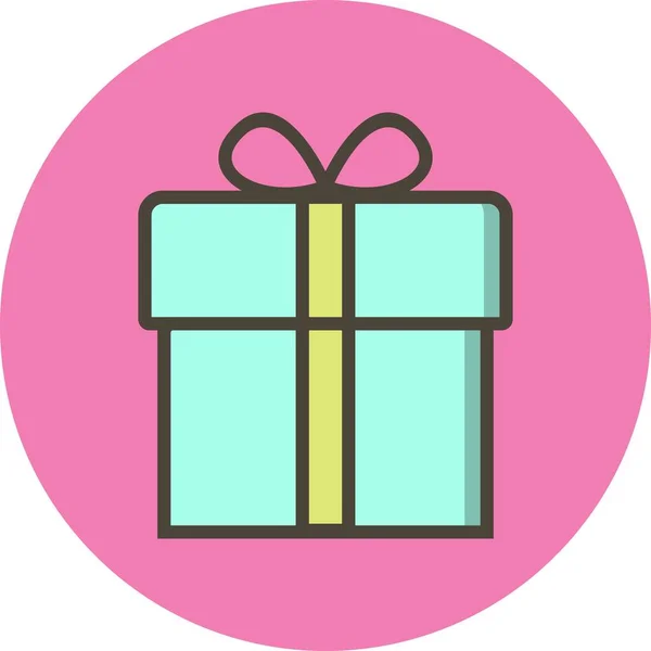 Illustration  Gift Icon — Stock Photo, Image