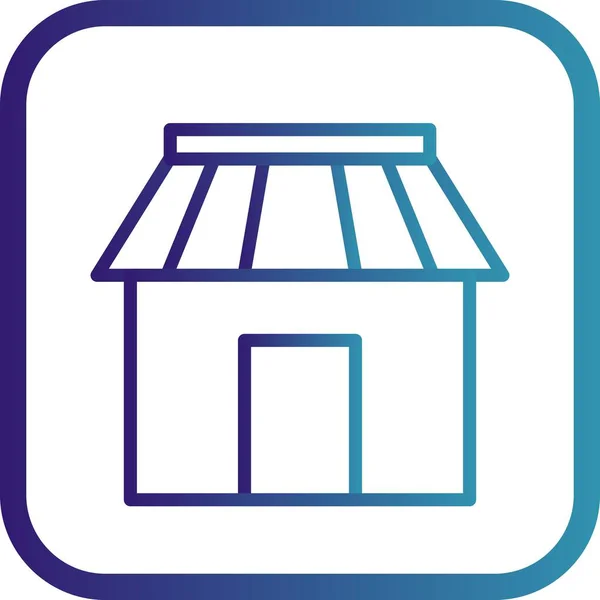 Illustration  Shop Icon — Stock Photo, Image