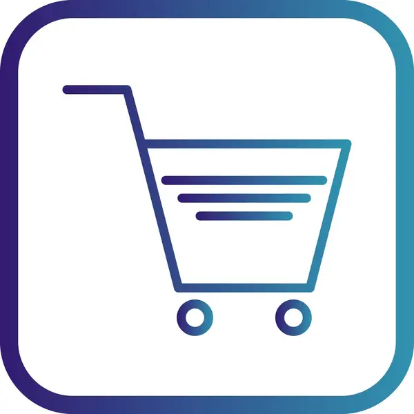 Illustration  Shopping Cart Icon — Stock Photo, Image