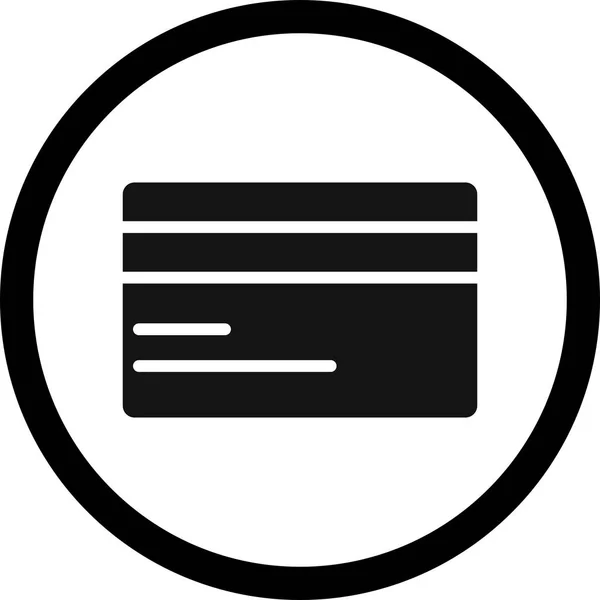 Illustratie creditcard pictogram — Stockfoto