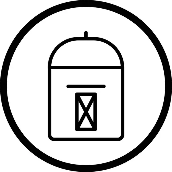 Ícone de Ilustração Postbox — Fotografia de Stock