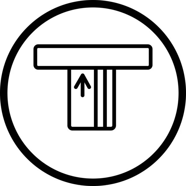 Illustratie ATM-pictogram — Stockfoto