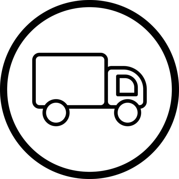 Icono de camión de ilustración — Foto de Stock