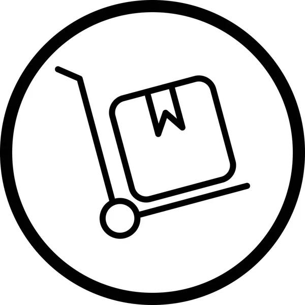Illustrationswagen-Symbol — Stockfoto