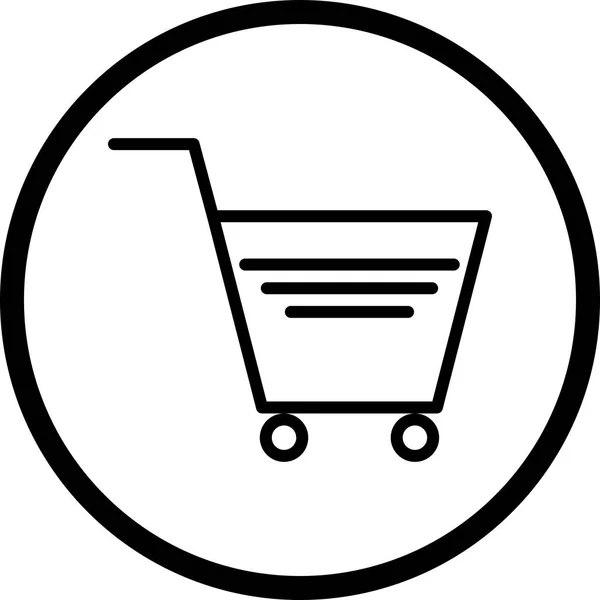 Illustration  Shopping Cart Icon — Stock Photo, Image