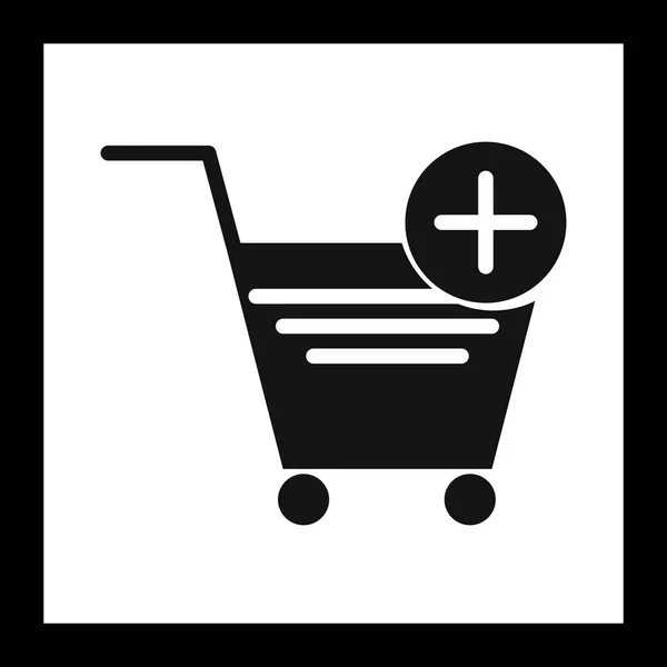 Illustration  Add to Cart Vector Icon — Stock Photo, Image