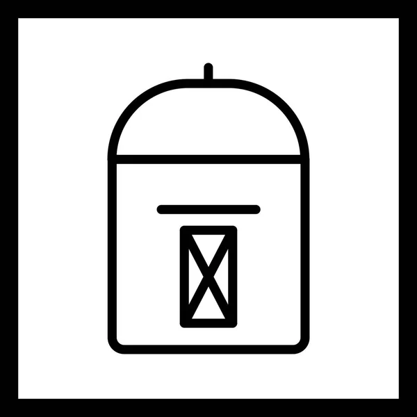 Значок "postbox ілюстрації" — стокове фото