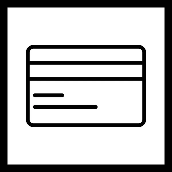 Illustratie creditcard pictogram — Stockfoto