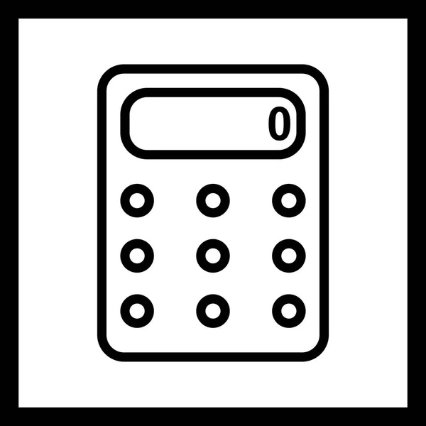 Иллюстрационный значок калькулятора — стоковое фото