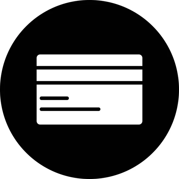Ilustração Cartão de crédito Ícone — Fotografia de Stock