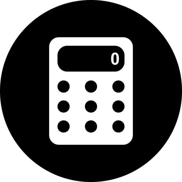 Ilustrace – ikona kalkulačky — Stock fotografie