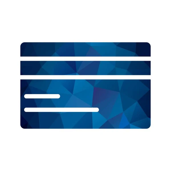 Illustratie creditcard pictogram — Stockfoto