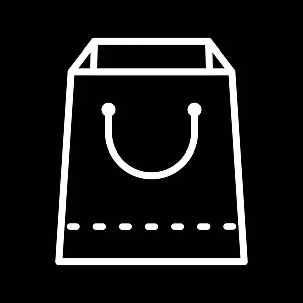 Icono de la bolsa de compras de ilustración —  Fotos de Stock