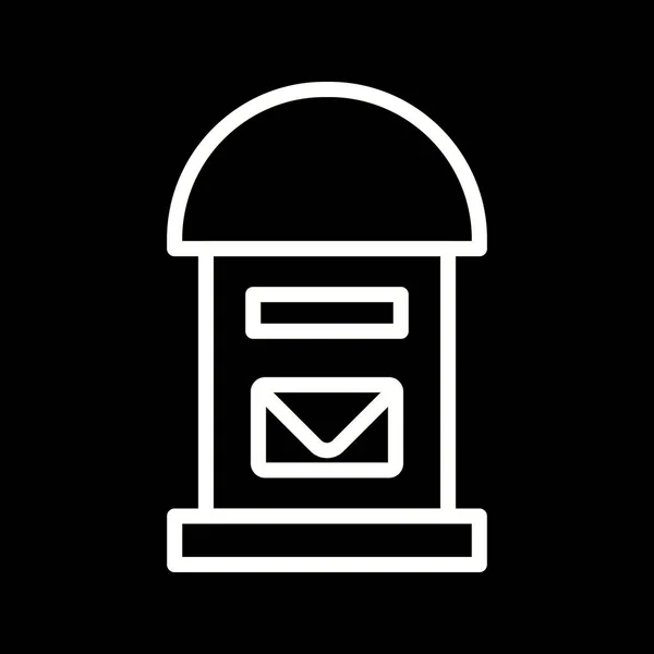 Illustration Postbox Icon — Stock Photo, Image