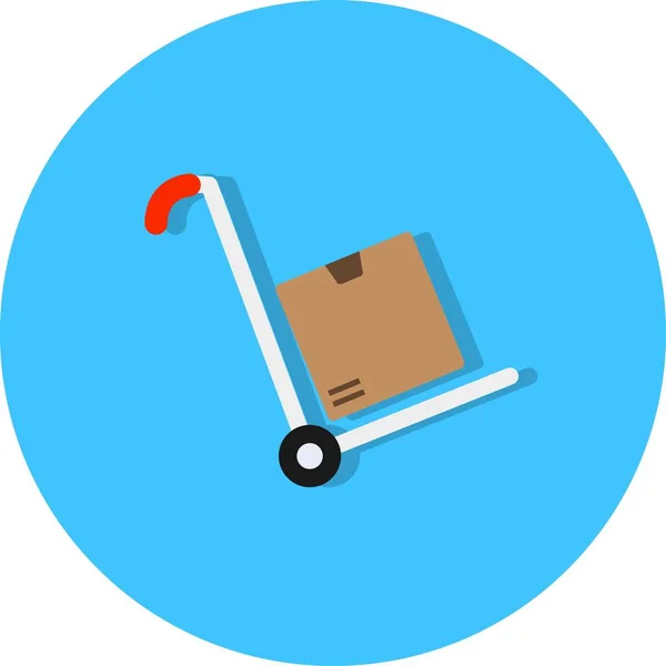 Illustration  Trolley Icon — Stock Photo, Image