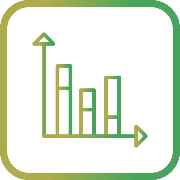 イラストレーション統計アイコン — ストック写真