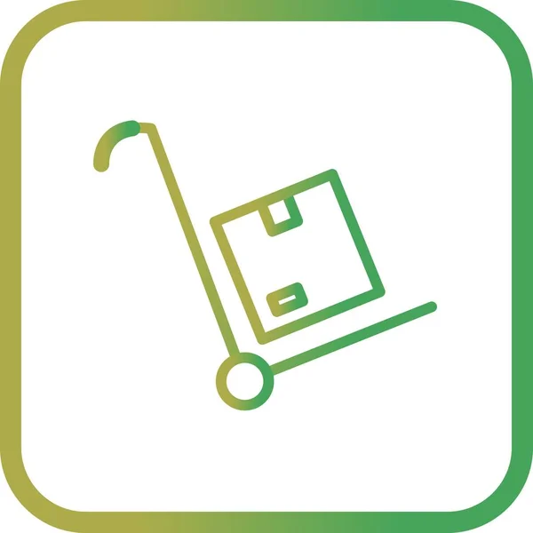 Illustration  Trolley Icon — Stock Photo, Image