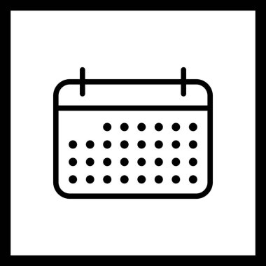 İllüstrasyon Takvim Simgesi